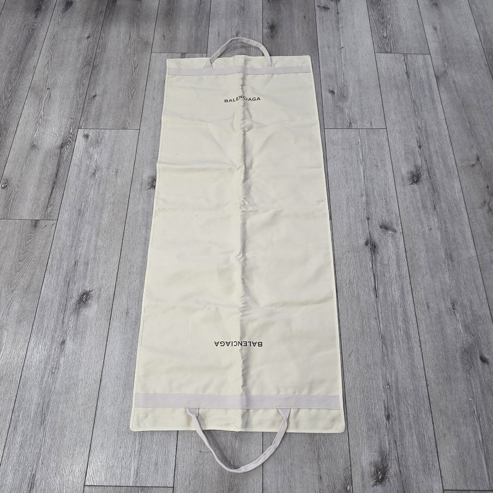Balenciaga White Garment Bag